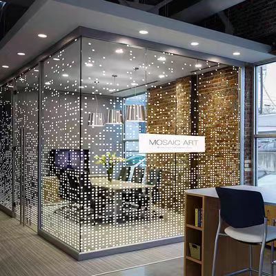 可定制圆点渐变玻璃