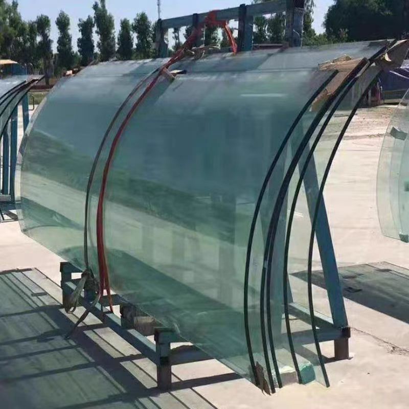 异形超大板弯刚热弯玻璃